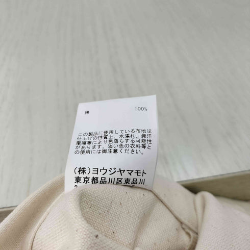 ヨウジヤマモト Yohji Yamamoto シグネチャーロゴキャンバスメッセンジャーバッグ メンズ ONE SIZE